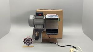 Mesin Parut Listrik Bison Full Stainless 11 CM: Parutan Serbaguna & Free Packing Kayu