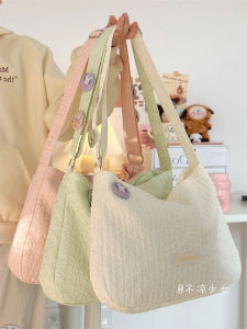 JENL Sling Bag for Women Large Capacity CrossBody Bag with Ruffled Design Book Bag for Students