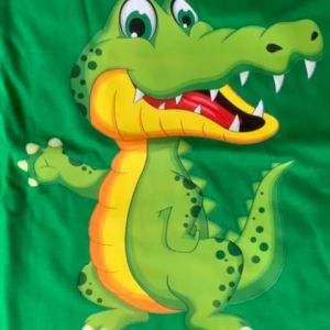 Baju anak Kaos anak laki laki combat 30’S motif HEWAN BUAYA 2-14th