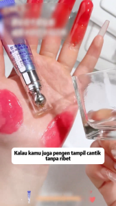 Serum Bibir Lipstik Cair - Tahan Lama Tidak Luntur Anti Noda Cocok untuk Makeup Natural Melembabkan & Memutihkan Bibir