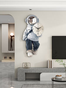 Modern Minimalist TV Sofa Background Wall Art Hanging Clock Luxury Dining Room Painting Simple Living Room Decorative Picture