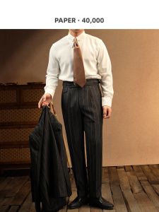 Wrinkle-free Fitted Business Casual Pants