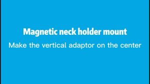 TELESIN Magnetic Neck Mount for Phones U shape Neck Holder Bracket GoPro Hero 10/9/8 Smartphone Action Camera Accessories Mobile phone neck bracket