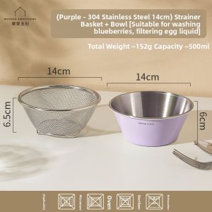 MODERN SWEETHOME | Stainless Steel 304 Mini Strainer Basket