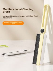 Multi-Functional Long Bar Gap Brush Hard Bristle Bathroom Floor Crack Dust Cleaning Tool for Household Chores