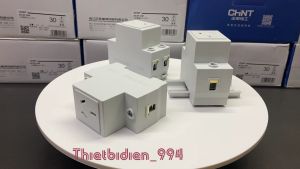 Ổ cắm cài thanh ray 3 chấu Chint AC30-108