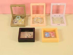 CB KTK1881 Box Bingkai Kotak Transparan Anti Debu Penyimpanan Perhiasan Tempat Aksesoris