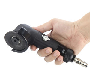 HIFESON 2 Inch Pneumatic Angle Grinder High Speed Air Grinding Tool with Disc Polished Piece and PVC Handle for Polished Straight Air Cutter Cutting Tools For Metal Working