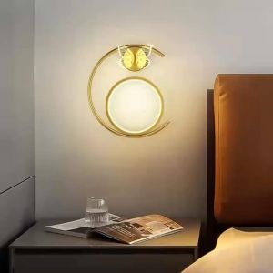 YHLAMP Nordic Minimalist Wall Lights Lamp Home Decoration Sconces New Butterfly Style Wall Lamps Indoor Design Led Tricolor Wall Lights For Bedroom Corridor Entrance Hall Living Room Decor Bedside Lamp Home Decoration