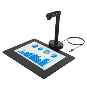USB Document Camera 16MP Portable Document Scanner Camera A4 Capture with Deskewing Compatible with Windows& macOS VIISAN-A8401