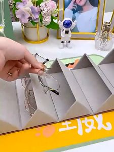 Folding Travel Portable Sunglasses Case Eyeglasses Holder Glasses Organizer Storage Box Portable Glasses Storage Box Foldable Glasses Organizer Sunglasses Eyeglasses Storage Containermulti-Slot Travel Glasses Case