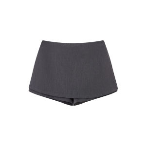 Plus Size High Waist Skirted Shorts Flattering A-line Skirt