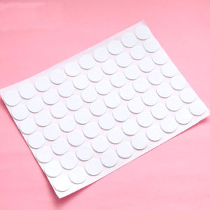 70pcs Clear Double-sided Round Gel Sticky Tape Adhesive Dots Waterproof Traceless / Pelekat Dua Sisi Bulat