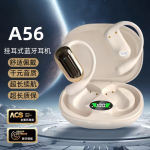 Long-Lasting Bluetooth Earphones Touch Control Ear-Hanging Style for Galaxy Phone A56 Wireless Noise Reduction Bass Stereo Voice Control