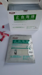 Hộp 10 Gói Xốp Cầm Máu - Bông Cầm Máu Tự Tiêu