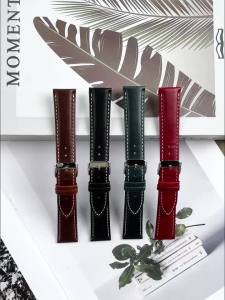 Quick Release Oil wax Leather Watch Strap 18mm 19mm 20mm 21mm 22mm Universal Belt Fashion Black Blue Brown Watchband Accessories