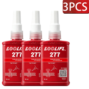LOOLIFL | 222 243 277Threadlocker Screw Glue Thread Locking Agent Anaerobic Adhesive Quickly Cured Corrosion-Resistant Anti-Loosening Glue