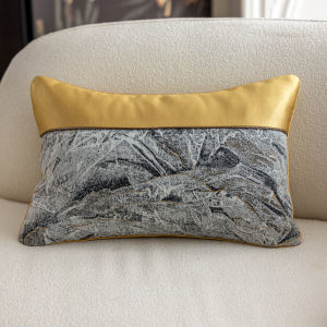 Luxurious Bamboo Living Room Sofa Pillows New Chinese Style Black White Throw Cushion Covers Square Home Decor Accessories