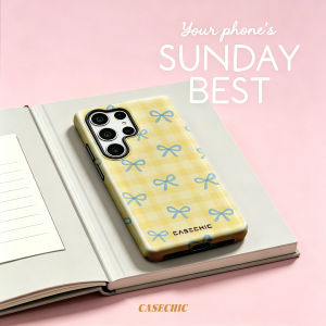 Potdemiel | Blue Blossom For Samsung Galaxy S26 S25 S24 A56 A36 Dual Layer Luxury Fashion Full Lens Protective phone Cover CaseChic
