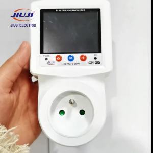 jiu ji | JIUJI JJEPM‑16SW Tuya WiFi Smart Plug 90‑265V Household Digital Energy Meter Over‑Under Voltage Safety Protector Socket