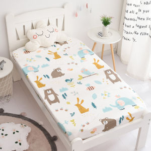 Waterproof Fitted Sheet One-Piece Kids Urine Insulation 1.2 All-Inclusive 0.9 Non-Slip Pure Cotton Custom Crib Bed Sheets Mattress Cover Cover