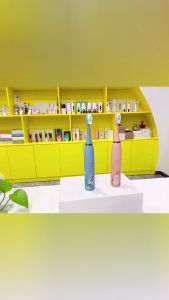 Bàn chải đánh răng điện trẻ em chính hãng Sonic 4 chế độ tự động đánh sạch răng tặng kèm 2 bàn chải + Kem đánh răng