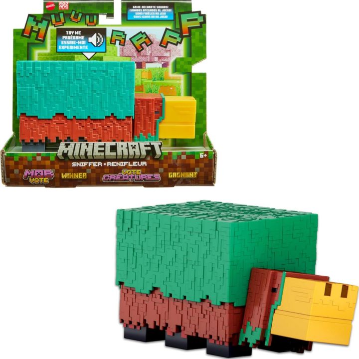 Mattel Minecraft - Personaggio Creeper, action figure alta 9+ cm con design pixelato e accessori inclusi, design ispirato all'iconico videogioco, giocattolo per bambini, 6+ anni, HTL80