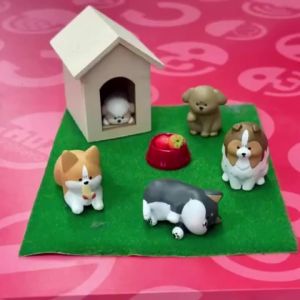 Bandai | New Products In Stock Are Angry Cute And Spoiled Angry Dog Blind Box Cute Tabletop Decoration Shiba Dog Corgi Surprise Gift