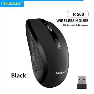 NexusClick Wireless Office Mouse2.4G Ergonomic Portable Computer Mice with Adjustable 1600 DPIPlug & Playfor Home Laptop Game