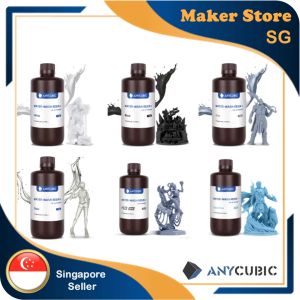 ANYCUBIC Water Wash Resin UV Wavelength 365 - 405nm suitable for LCD DLP 3D Printing  (White color)