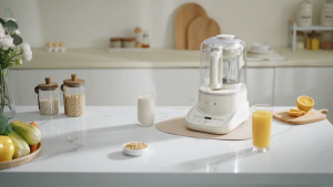 Joyoung Light Sound High-speed Blender P761 Household Multifunctional Filter-Free Soy Milk Maker Rice Paste Maker Complementary Food Maker 1.2L New Style Breakfast Nasal Feeding Liquid Food Mixer