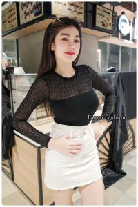 บอดี้สูทตาข่ายแขนยาว งานปัง สวยตาแตกมาก เข้าใหม่ สวยแซ่บอีกแล้วคร่า3 สี ขาว ดำ ครีม ราคาดีย์อีกแล้วคร่าา 139 .-