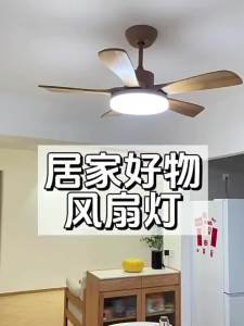 XIANLING | Intelligent Quiet Full Spectrum Wooden Japanese Fan Light