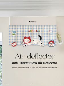 Summer Anti-direct Airflow Baby-friendly AC Windshield