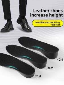 ZHIHAOEN | Height Increasing Invisible Insoles Mens Anti-Odor Shock Absorption 2cm 5cm