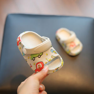 รองเท้าแตะเด็กผู้หญิงฤดูใบไม้ผลิและฤดูร้อน รองเท้าแตะชายหาดกลางแจ้งกันลื่นสำหรับเด็กผู้หญิง รองเท้าแตะเด็กผู้ชายในร่ม รองเท้าเด็กผ้าฝ้าย