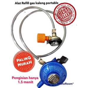[ COD ] Full Set Alat Refill / Alat isi Ulang Gas Kaleng Hicook Gas Kemping