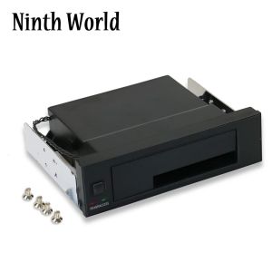 Single Bay Hot Swap Mobile Rack 2.5/3.5 Inch SATA HDD SSD Caddy With LED Indicator For 5.25 Inch Drive Bay Desktop PC Case