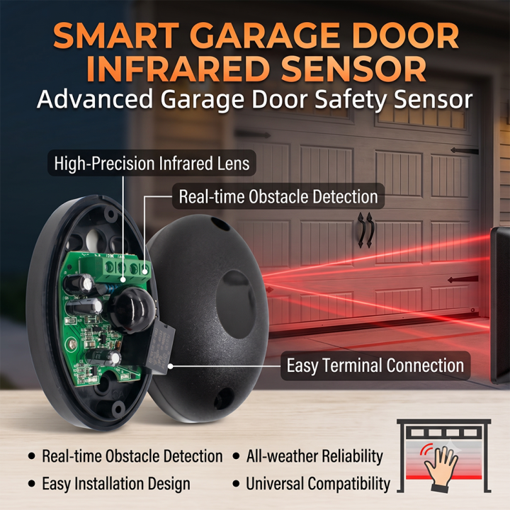 IP65 Infrared Sensor Automatic Gate Safety Photocells for Swing Sliding ...