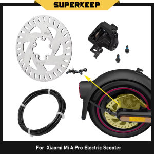4 Pro 130mm Rotor Brake Disc for Xiaomi Mi 4 Pro Electric Scooter Aluminum Alloy Disc Brake Caliper Line Cable Durable Parts