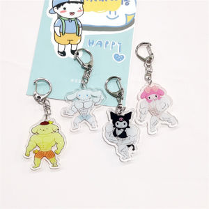 C.three Kuromi Cinnamoroll Dog Melody Keychain Fun Personality Pendant