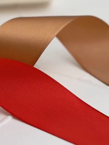 🔥ปลีก/ส่ง🔥ริบบิ้นผ้าซาติน หน้ากว้าง2.5cm / 4cm  ยาว 25หลา ริบบิ้นทำโบว์ ริบบิ้นห่อของขวัญ