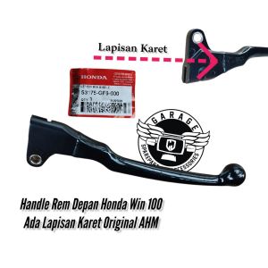 Hendel Rem honda win ori Depan Handpat Honda Win 100 Ada Lapisan Karet Original AHM WIN100