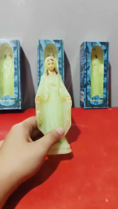 Luminous Miraculous Mary Glow in the Dark 16cm High Quality Altar Statue Mary Altar Charm