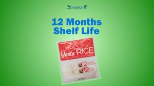 BiotechJP Insta Rice Pre-Cooked Packed Rice 200g 1 box Instant Rice