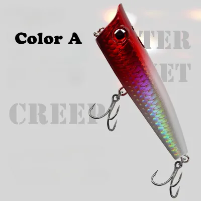 1pcs/5pcs Topwater Popper 9g 14.5g 18g Floating Rock pop Artificial Hard Baits for Bass Perch Pike Fishing Lure
