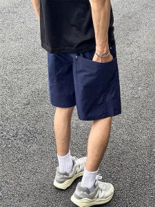 Quần Short Công Sở American Style Ice Silk Nam Mùa Hè Mỏng Nhanh Khô Không Đến Đầu Gối Đi Biển Quần Short Công Sở Thoáng Khí