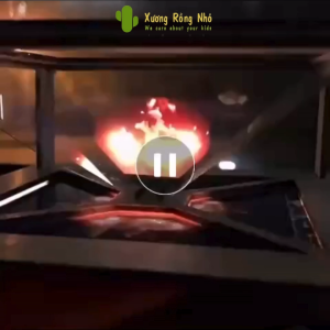 Mô Hình Máy Chiếu 3D Hologram Đồ Chơi Lắp Ghép Kính Xem Phim Bằng Gỗ Cho Bé Vui Chơi Xương Rồng Nhỏ