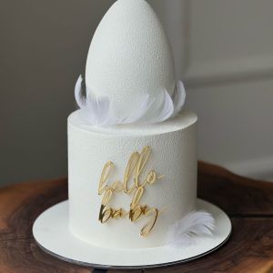 Acrylic Baby Cake Topper Weekend Decoration Welcome Baby Shower Supplies Party Decorations Gender Reveal Oh Baby Cake Decoration