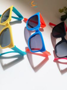 Halomam - Sunglasses Baby Retro Rainbow (Kacamata Anak/Bayi Lucu Rainbow/ Two Color)